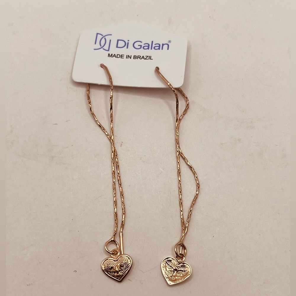 Gold filled threader earrings for women